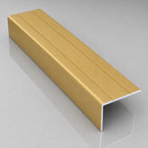 25 x 10mm Aluminium Retro Fit Self Adhesive Stair Nosing Edge Trim Available in Matt Brass Color
