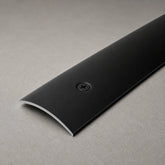 49mm Anodised Aluminium Threshold Strip Screw Fix for Wood, Tile & Carpet in Black Color