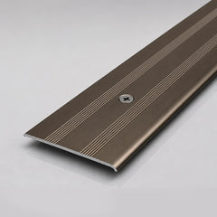 Anodised Aluminium Flat Door Threshold Strip Floor Transition in champagne color
