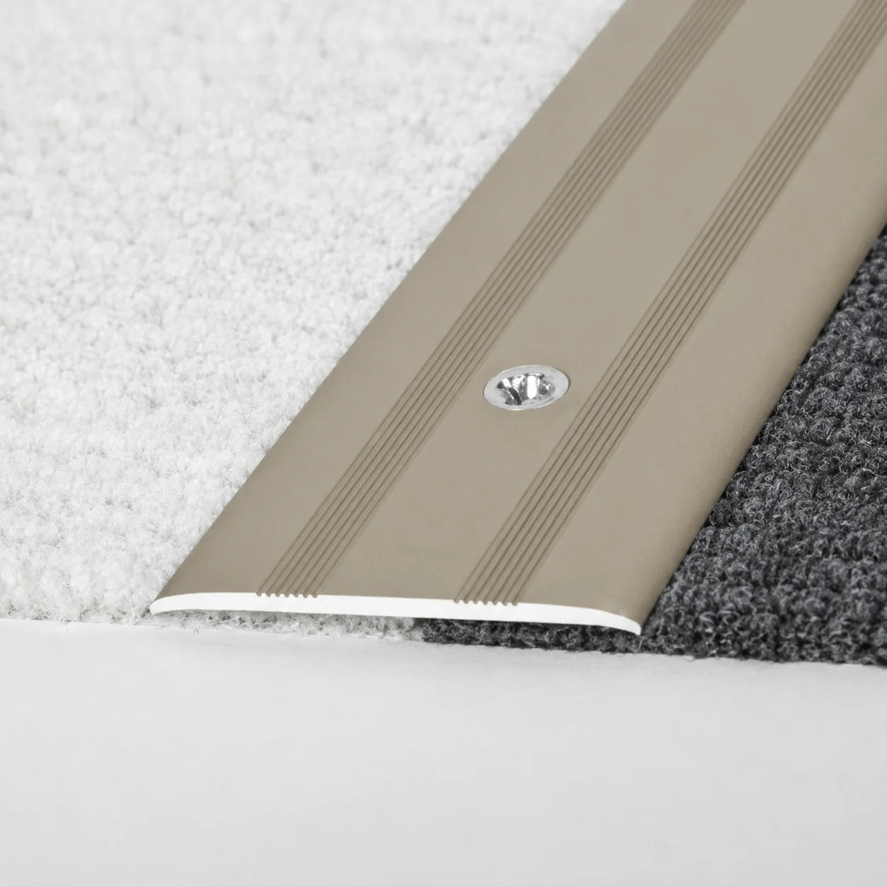 Anodised Aluminium Flat Door Threshold Strip Floor Transition real usage image
