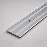 Anodised Aluminium Flat Door Threshold Strip Floor Transition in silver color