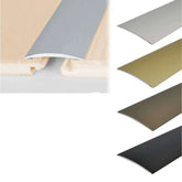 Anodised Aluminium Self-Adhesive Door Threshold – A72 100mm - StairNosingUK