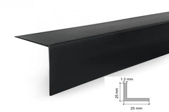 Black PVC Corner Trim – 90° Edge Protector (Equal & Unequal)