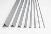 PVC Edge Protector Trim – Light Grey 90° Corner Angle, Equal & Unequal