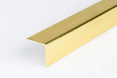 PVC Corner Angle Trim Profiles – 90°, Brushed Gold & Silver, Equal & Unequal