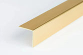 PVC Corner Angle Trim Profiles – 90°, Brushed Gold & Silver, Equal & Unequal