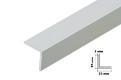 Extruded Aluminium Corner Trim – Anodised, Silver & Gold
