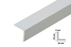 Extruded Aluminium Corner Trim – Anodised, Silver & Gold