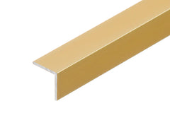 Extruded Aluminium Corner Trim – Anodised, Silver & Gold
