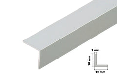 Extruded Aluminium Corner Trim – Anodised, Silver & Gold