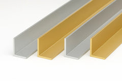 Extruded Aluminium Corner Trim – Anodised, Silver & Gold