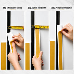 Flat Bar Cover Strip Self Adhesive Trim Real Product Installation Guide