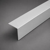 Light Grey PVC Corner Angle Trim | Plastic Edge Protector Equal & Unequal