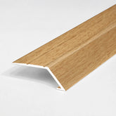 Wood Effect Aluminium Self-Adhesive Ramp Profile 31mm In Oak Color