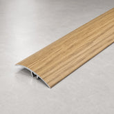 50mm Heavy Duty Aluminium Threshold Strip No Visible Screws Wood effect In Oak Color