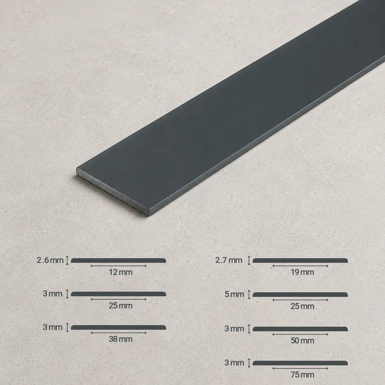 PVC-Plastic-Flat-Bar-Strip-TW_Anthracite-Product-Sizes image
