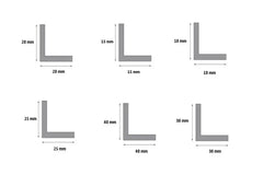 Wood Effect PVC Corner Trim – 90° Edge Protector Moulding