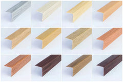 Wood Effect PVC Corner Trim – 90° Edge Protector Moulding