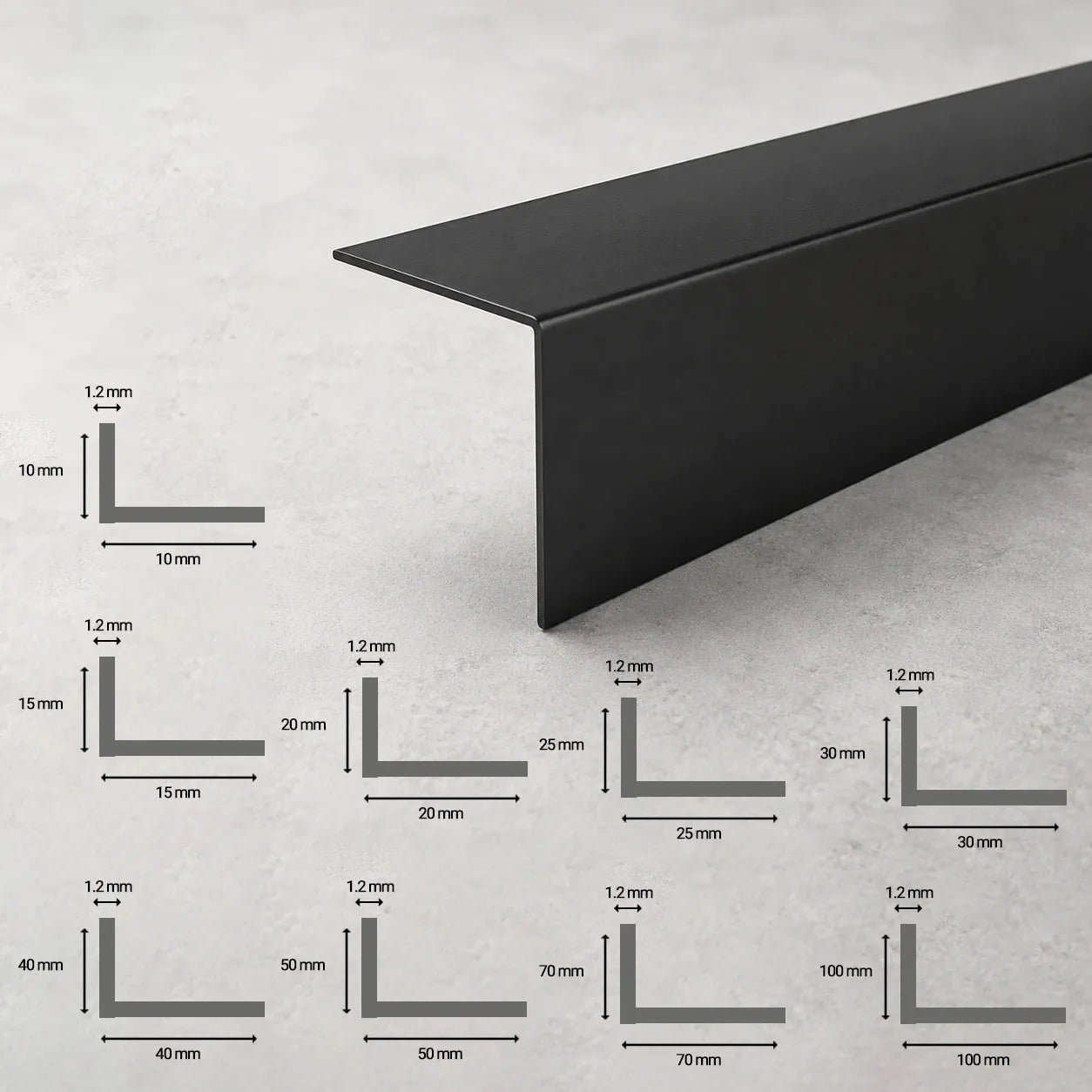 PVC Corner Angle Trim Equal & Unequal Edge Protector