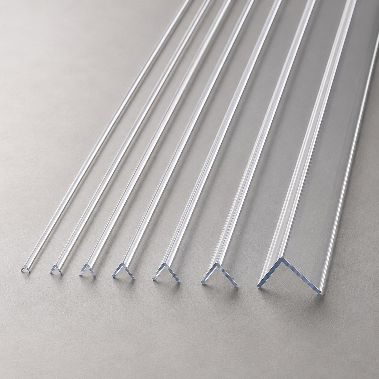 PVC Corner Angle Trim Transparent Edge Protector_All Sizes Image
