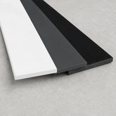 PVC Plastic Flat Bar Black White Anthracite | 1m & 2.5m