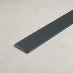 PVC Plastic Flat Bar Anthracite | 1m & 2.5m