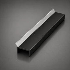 PVC Plinth Sealing Strip 16–18mm Kickboard Trim for MDF Panels 1m & 2.5m Available in Black Color