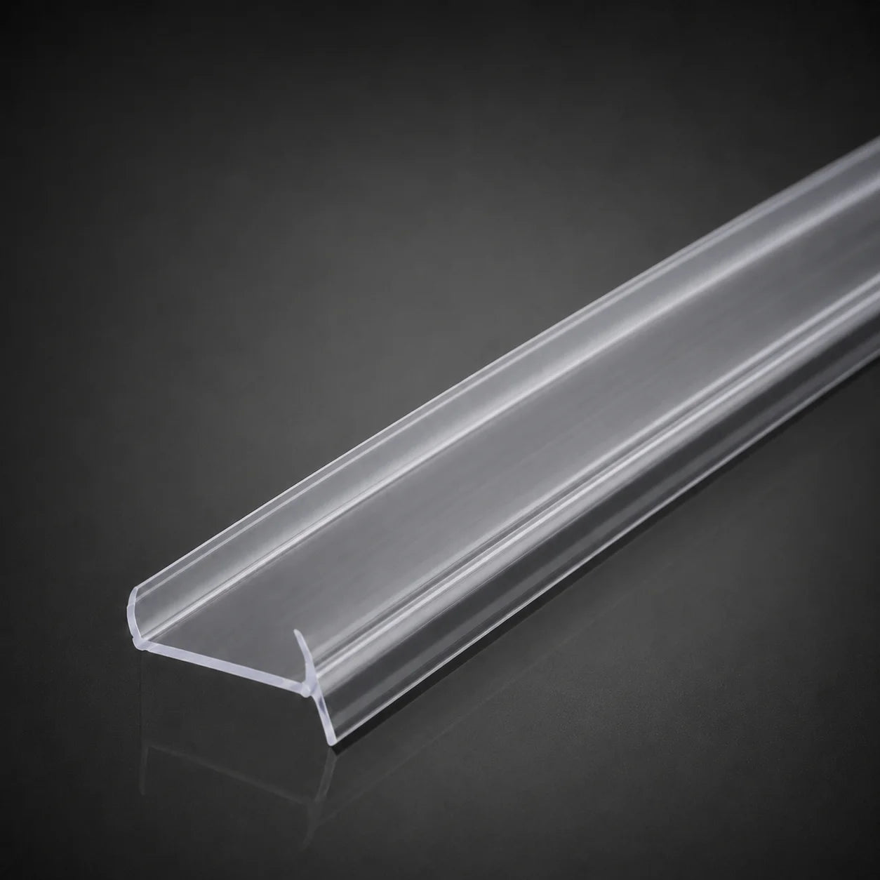 PVC Plinth Sealing Strip 16–18mm Kickboard Trim for MDF Panels 1m & 2.5m Available in Transperent Color