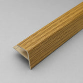 PVC Wood Effect Stair Nosing–Push In Edge Trim_Oak-2E Product image