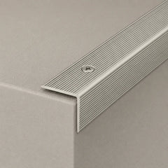 35 x 35mm Screw-Fix Aluminium Stair Nosing Available In Inox Color
