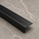 31mm Aluminium Self-Adhesive Door Ramp Profile in Black Color