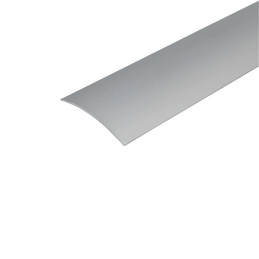 Silver Cayrus A04 49mm Anodised Aluminium Door Threshold - StairNosingUK