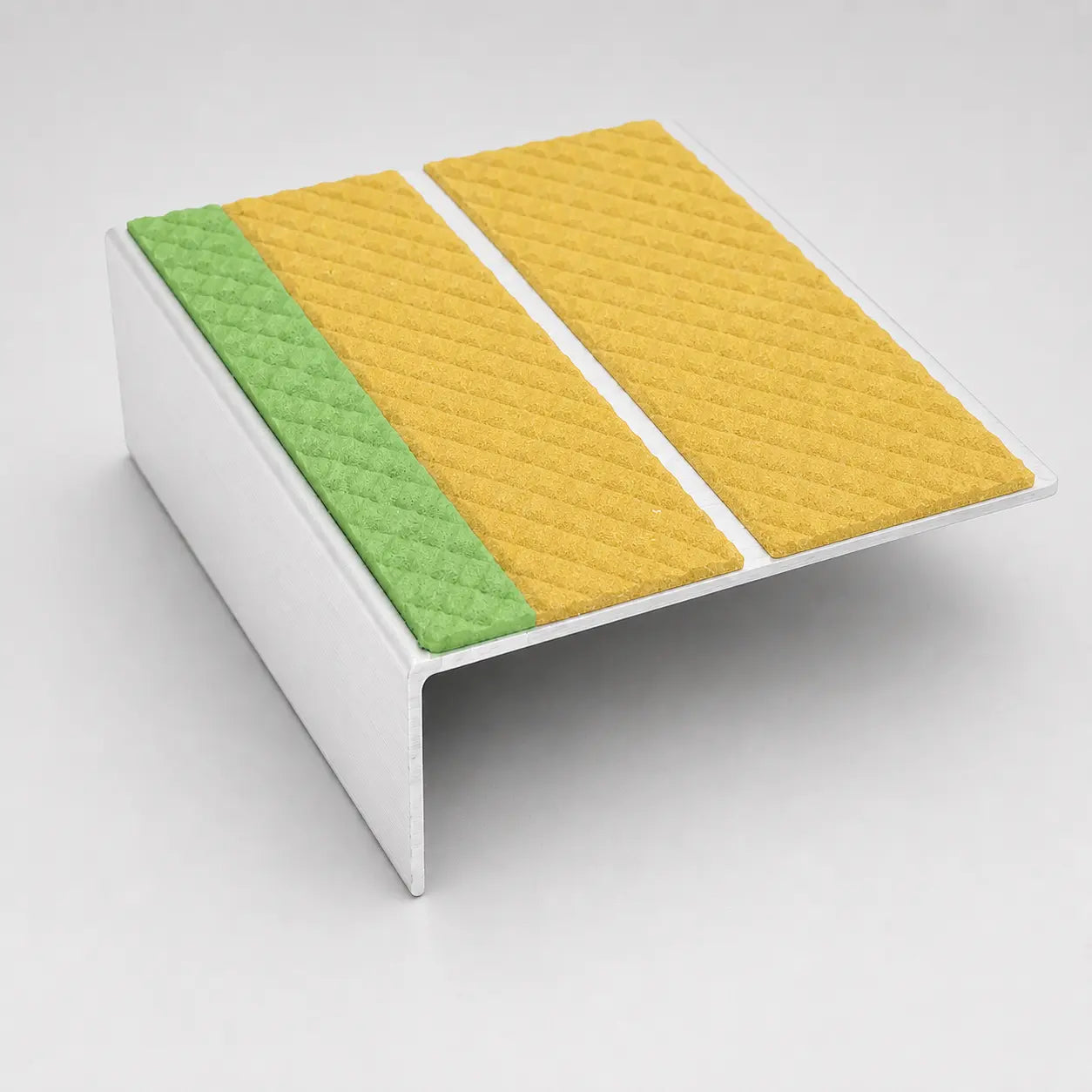 Stair Nosing Edge Trim with PVC Insert yellow tredsafe