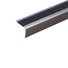 Anodised Aluminium Non Slip Stair Nosing Edge Trim With Tape