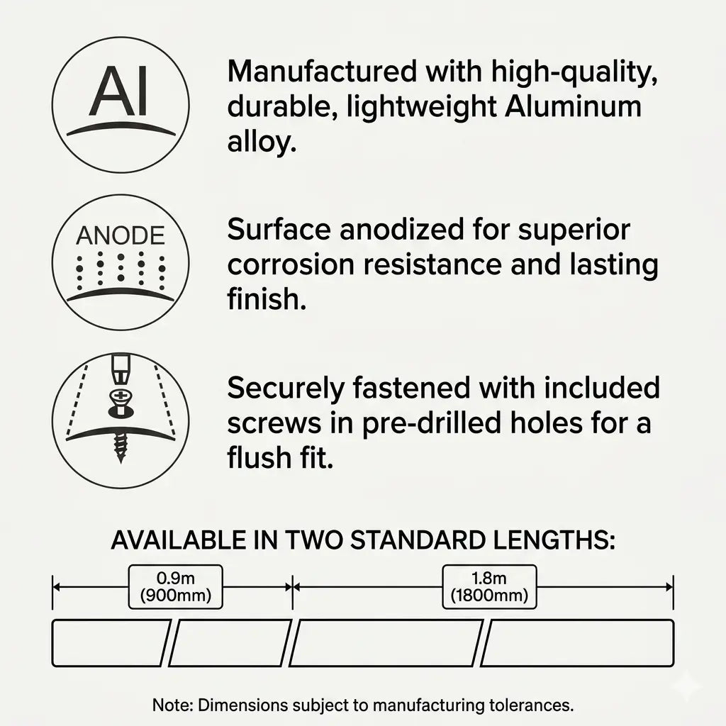 aluminium anti slip stair nosing with rubber edge feature image