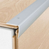 Aluminium Non Slip Ribbed Treads Stair Nosing Edge Trim