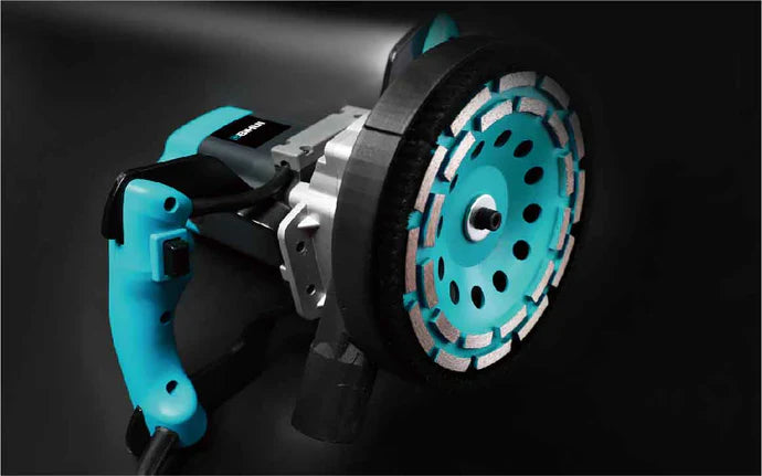 Bihui 1900W Concrete Grinder with Dual row Diamond Disc 180 mm