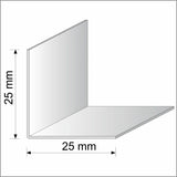 25x25 UPvc Corner 90 Degree Angle Trim