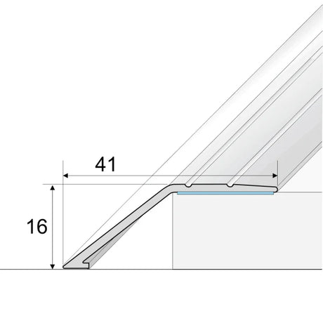  Aluminium Self Adhesive Door Threshold Ramp Profile