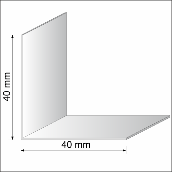 40x40 UPvc Corner 90 Degree Angle Trim