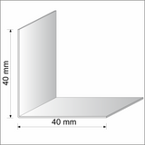 40x40 UPvc Corner 90 Degree Angle Trim