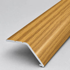 41mm Aluminium Wood Effect Self Adhesive Door Threshold Ramp Profile_Amber Oak Product