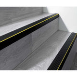 Black Flexible Anti Slip PVC Stair Nosing 730-RD-ON