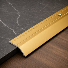 A11 40mm Anodised aluminium door threshold ramp profile Gold