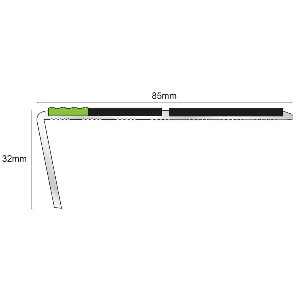  Non Slip Stair Nosing Edge Trim With Pvc