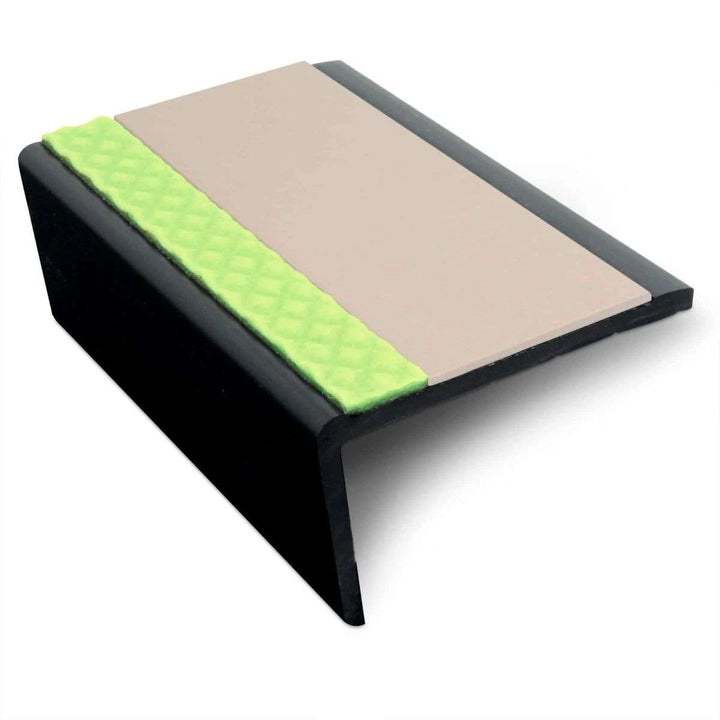 ASP – 62.5 x 35mm Aluminator® Slimline PVC Non Slip Stair Nosing