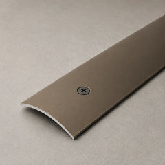 49mm Anodised Aluminium Threshold Strip Screw Fix for Wood, Tile & Carpet in Champagne Color