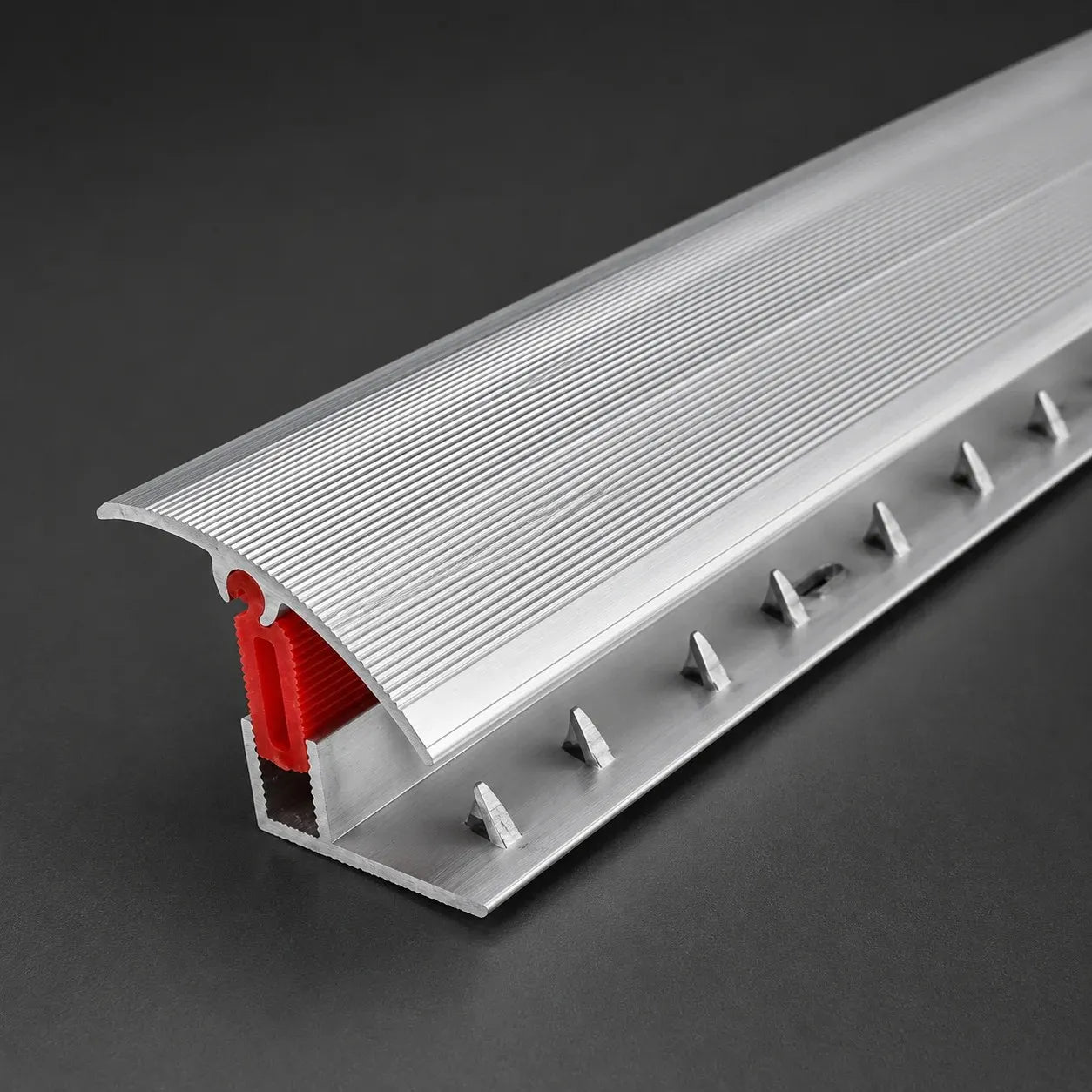 Aluminium Adjustable Height Carpet Door Threshold Strip_Easy Clip TTG Pivot Transition Bar_Silver Image