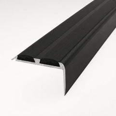 Aluminium Stair Nosing Non-Slip Rubber Edge Trim_Black Product image