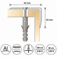 Anodised_Aluminium_Non_Slip_Ribbed_Treads_Stair_Nosing_Edge_Trim-40x25mm_Product_Dimension Image